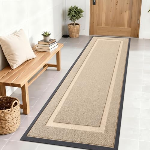OLANLY Front Door Mat Outside 71x23, All-Season Heavy-Duty Rubber Doormat by OLANLY