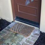 Rubber-Cal Herringbone Outdoor Scraper Door Mat, 18 by 30-Inch - Image 2