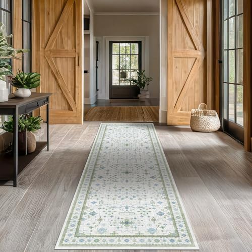 Hazo Haus Oushak 3x10 Wide Hallway Runner Rug by HazoHaus
