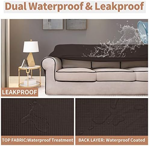 Easy-Going 100% Waterproof Couch Cover, 3 Cushion Oversized Sofa Cover - Image 3
