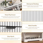 HUANLEGO Shoe Cabinet Storage for Entryway - Image 5