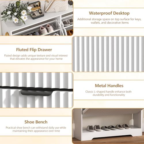 HUANLEGO Shoe Cabinet Storage for Entryway - Image 5