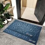 Bulijojo Front Door Mat Entrance, Durable Heavy Duty Welcome Mat, Thick - Image 2