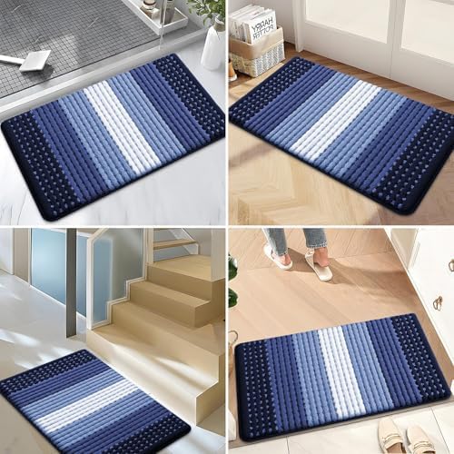 Kitinjoy Indoor Outdoor Door Mat, 59x36 Non-Slip Dirt Trapper Doormats - Image 6