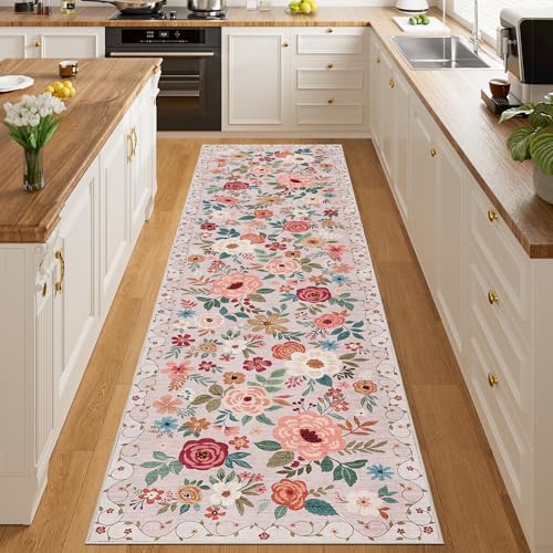 DUKINO 2.6x10 Runner Rug for Hallway, Washable Kitchen Rugs Non Slip - Image 6