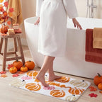 Capoda 1 Pc Fall Pumpkin Bathroom Rug 20x30 Inch, Welcome Pumpkin - Image 4