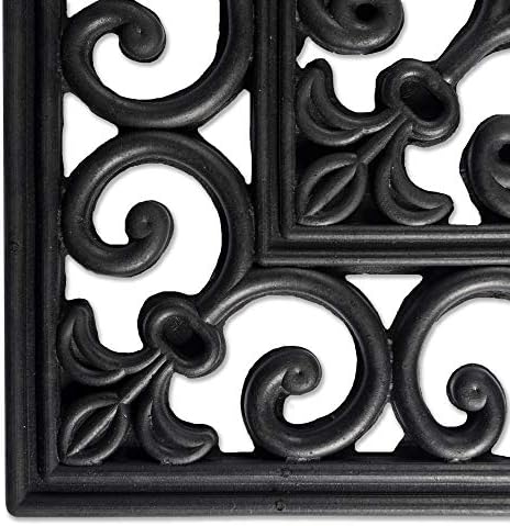 DII Rubber Doormats Collection All Weather, Wrought Iron - Image 4