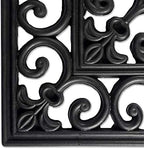 DII Rubber Doormats Collection All Weather, Wrought Iron - Image 4