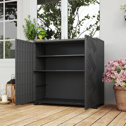 HOMSPARK Indoor/Outdoor Storage Cabinet - Image 6