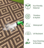 GENIMO Outdoor Rug, Waterproof Plastic Rugs - Image 5