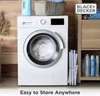 BLACK+DECKER Space Saving 3-Tier Expandable Clothes Drying Rack, Foldable - Image 7