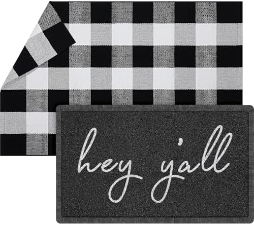 Geelin 2 Pcs Hey Y'all Doormat by Geelin