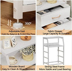 Furnulem White Night Stand - Image 5