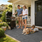 Interlocking Plastic Patio Deck Tiles, Waterproof All‑Weather Indoor & Outdoor - Image 7