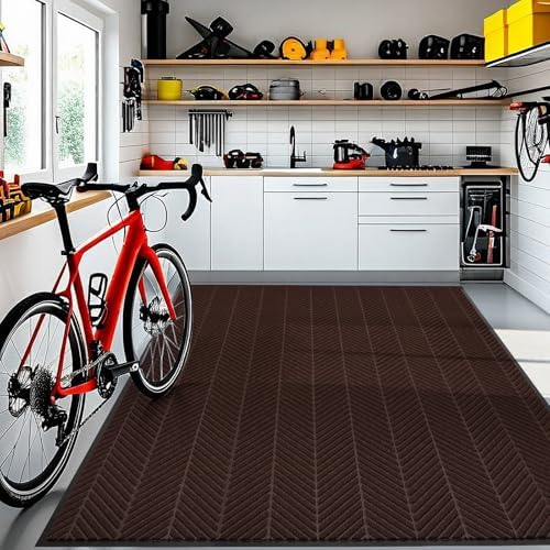 4′x10′ Heavy Duty Front Door Mat Indoor Outdoor, Floor Mat by ZPAIAreaFloorProtector
