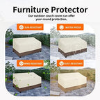 Easy-Going Heavy Duty Outdoor Bench Couch Cover, 88Wx32.5Dx33H inch - Image 5