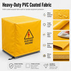 Custom Size Waterproof Equipment Cover, PVC Coated Tarp Fabric - Image 5