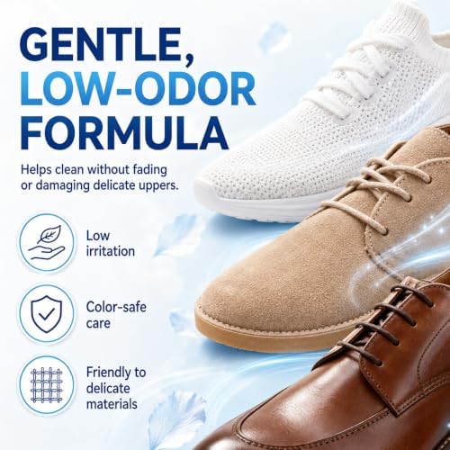 Suede Shoe Cleaner Kit, 6.76 fl oz Foam Cleaner - Image 5