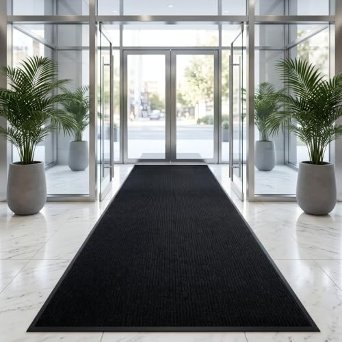 Commercial Carpet Runner, 4ft x 16.4ft Ribbed Hallway Runner Rug - Image 7