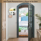 Key Holder Wall Mount with Shelf and Hooks, Mail Organizer - Image 4