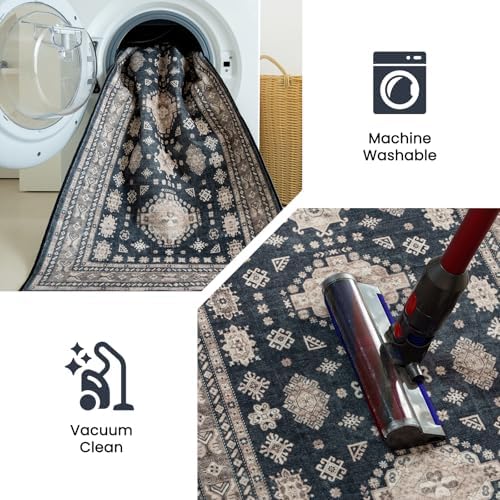 2x6 Runner Rug Washable Non Slip Boho Floor Mat - Image 5