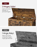 VASAGLE Storage Chest, 39.4 Inches Width Bench - Image 5