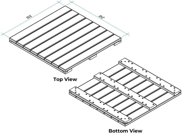 Maximo Cumaru Hardwood Interlocking Deck Tiles, Flooring - Image 4