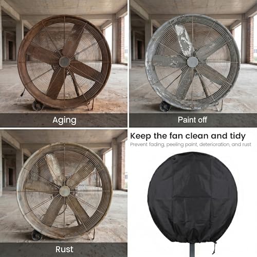 210D Oxford Heavy Duty Outdoor Fan Cover, Anti-UV Outdoor - Image 7