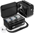 Proijeut Card Deck Box with Portable Case, 6 Pack Clear Commander Deck Box with by PROijeut