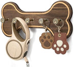 MTERSN Acacia Wood Dog Leash Holder by MTERSN