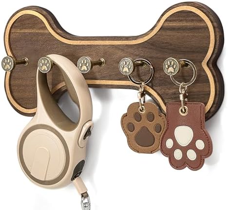 MTERSN Acacia Wood Dog Leash Holder by MTERSN