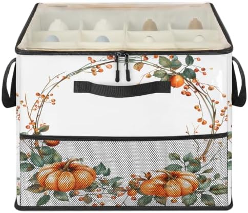 Pumpkins Wreath Shoe Organizer for Closet - Image 2