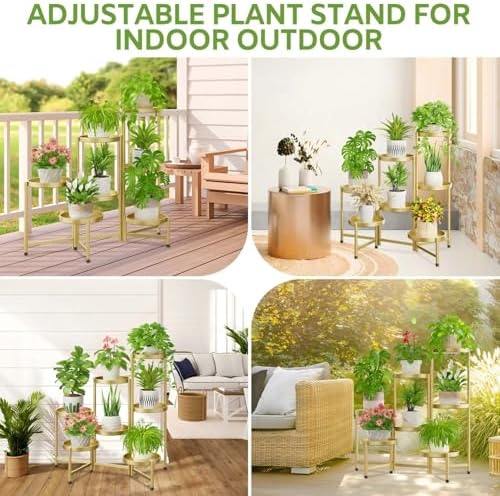 iDavosic.ly 7 Tier Large Plant Stand Indoor Outdoor, 10 In Wide Tray - Image 2