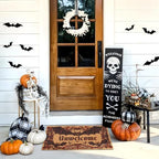 Halloween Door Mat, Gothic Unwelcome Doormat - Image 2