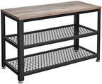 VASAGLE 3-Tier Shoe Rack, Storage Bench by VASAGLEbySONGMICSHOME