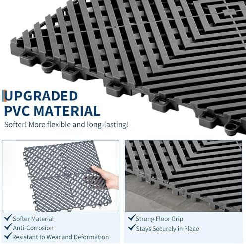 Interlocking Floor Tiles 100 Pack 12"X12" Waterproof Modular Cushion Mats - Image 3