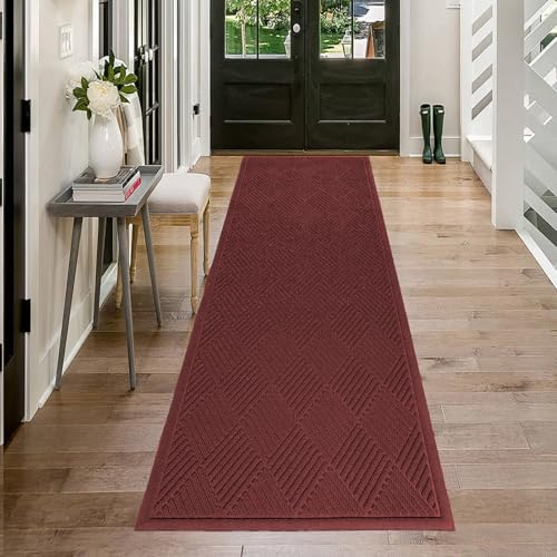 HIYARD Durable Front Door Mat, Absorbent Muddy Dirt Resist Welcome Door Mats by HIYARD