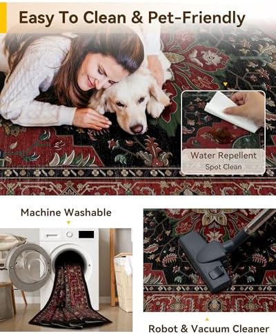 RELEANY Washable Area Rug, Small 2'x3' - Image 5