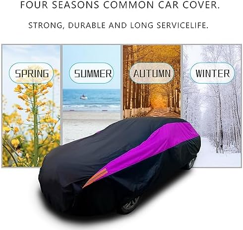MORNYRAY Waterproof Car Cover All Weather Snowproof UV Protection Windproof - Image 6