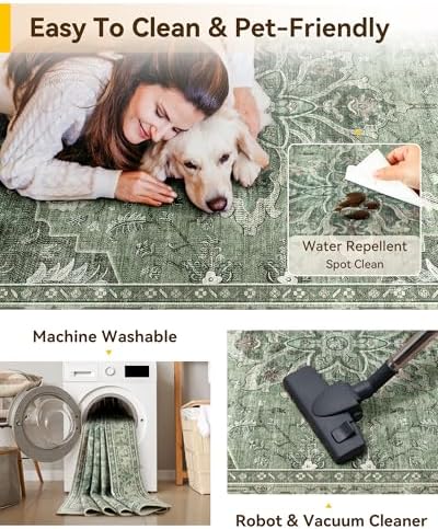 RELEANY Washable Area Rug, Runner 3'x12' - Image 5