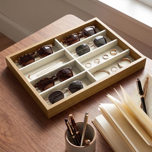 Stratalife 8 Grids Drawer Sunglasses Organizer Tray - Image 2