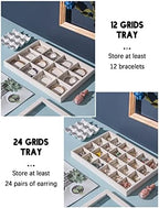 Coward Set of 5 Stackable Jewelry Organizer Tray Necklace Earring Box Storage - Image 5