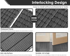 PrimeZone 108 PCS Plastic Interlocking Patio Deck Tiles Outdoor All Weather - Image 3