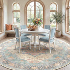 RELEANY Washable Area Rug, Round 10ft - Image 3