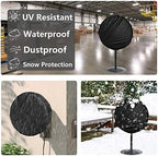 Bitubi Wall Mount Fan Cover, Waterproof Outdoor Fan Covers, Compatible - Image 7