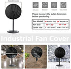 Bitubi Industrial Fan Cover, Waterproof Outdoor Covers, Compatible - Image 2