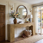 Tribesigns 63" Farmhouse Console Table, Wooden Couch Table Behind Sofa by Tribesigns