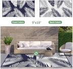 GENIMO Outdoor Rug, Waterproof Plastic Rugs 9'x18' - Image 2