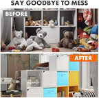 ShellKingdom Storage Bins, Foldable Fabric Storage Cubes And Cloth Storage - Image 5