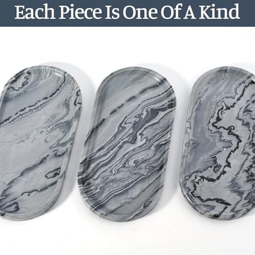 Koville Natural Marble Tray, Catchall - Image 6
